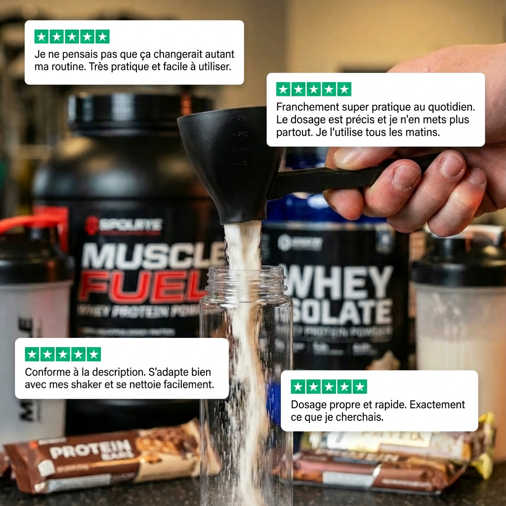 SmartDose™ - le doseur de protéine propre et précis